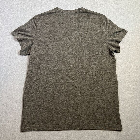 Callaway Shirt Mens M Grey V-Neck Quick Dry Opti-Dri Short Sleeve Golf - Picture 4 of 6